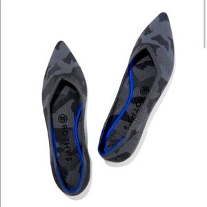 Rothy’s The Point, retired grey camo, size 6